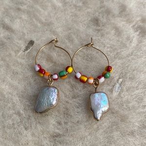 Zara Tropical Beaded Earrings